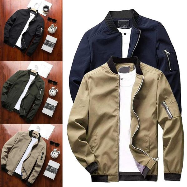 flight bomber jacket fashion casual zipper closure trendy jackets coat men -mx8, Black;brown
flight bomber jacket fashion casual zipper closure trendy jackets coat men -mx8, Black;brown