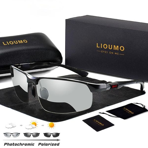 sunglasses 2021 pochromic men polarized chameleon glasses male change color sun day night vision driving eyewear, White;black
sunglasses 2021 pochromic men polarized chameleon glasses male change color sun day night vision driving eyewear, White;black