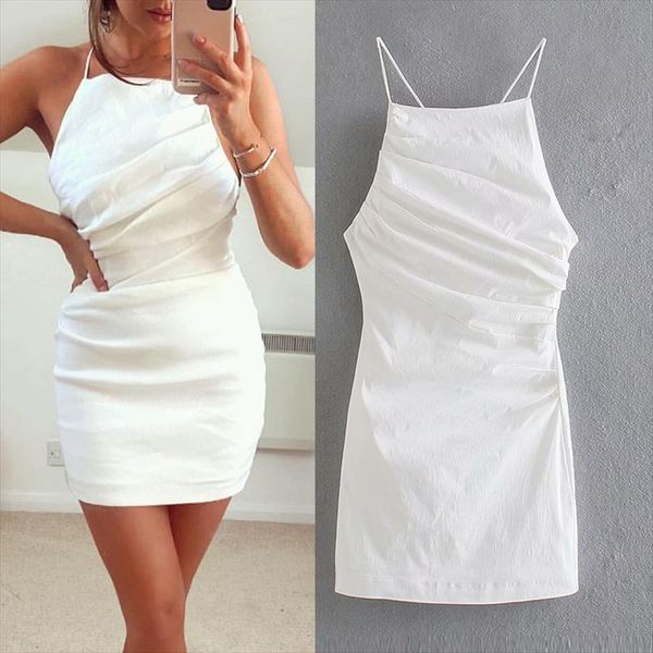 za fashion simple tube women dress halter slim suspenders casual chic street youth, Black;gray
za fashion simple tube women dress halter slim suspenders casual chic street youth, Black;gray