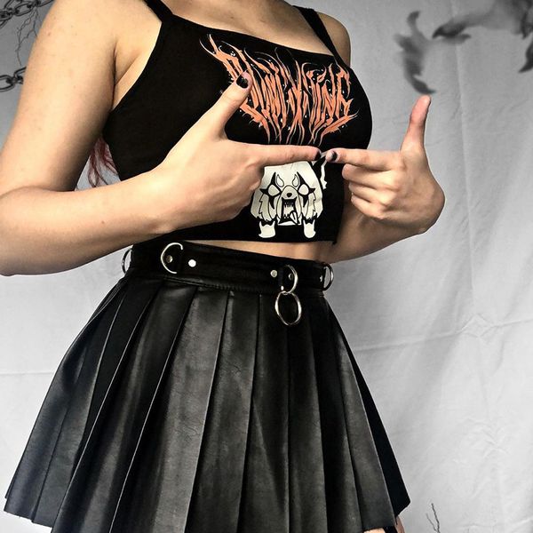 streetwear slim letter printed crop tank women gothic dark bodycon with mask vest 2021 fashion harajuku, White
streetwear slim letter printed crop tank women gothic dark bodycon with mask vest 2021 fashion harajuku, White