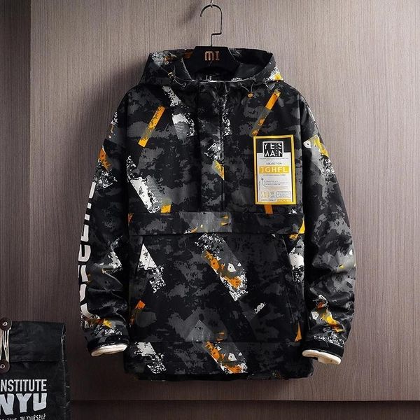 men's jackets drop jacket fashion casual streetwear hooded male camouflage windbreakers hip hop pullover hoodie oversized, Black;brown
men's jackets drop jacket fashion casual streetwear hooded male camouflage windbreakers hip hop pullover hoodie oversized, Black;brown