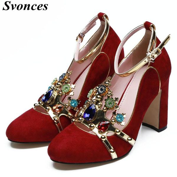 scarpe donna 2021 autumn red suede jeweled women pumps block heel ankle strap leather dress pumps shoes designer shoes lady, Black
scarpe donna 2021 autumn red suede jeweled women pumps block heel ankle strap leather dress pumps shoes designer shoes lady, Black