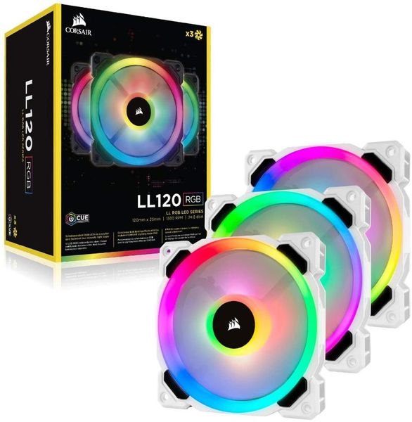 fans & coolings ll series, ll120 rgb, 120mm rgb led fan, triple pack with lighting node pro- white, pro included, rg
fans & coolings ll series, ll120 rgb, 120mm rgb led fan, triple pack with lighting node pro- white, pro included, rg