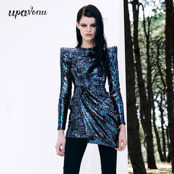 casual dresses 2021 spring women's long sleeve sequin mini dress round neck dangle celebrity party bodycon vestidos, Black;gray
casual dresses 2021 spring women's long sleeve sequin mini dress round neck dangle celebrity party bodycon vestidos, Black;gray
