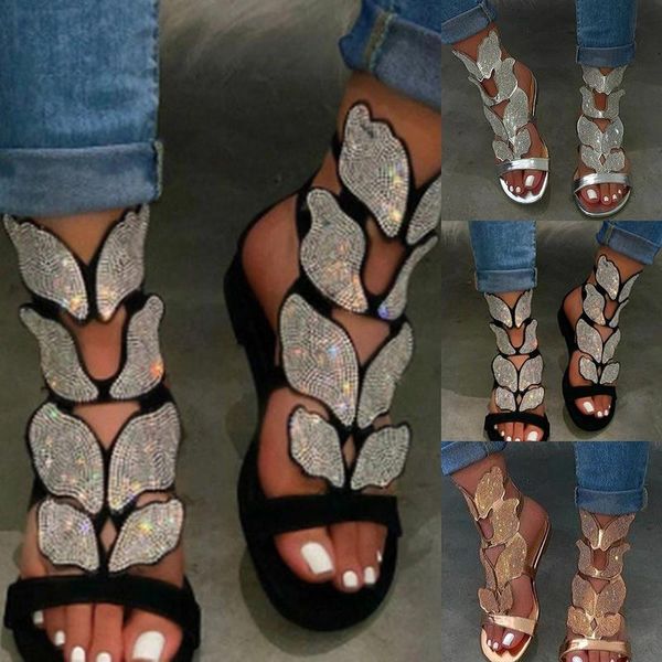 sandals 2021 summer fashion rhinestone sandal women butterfly soft non-slip flat shoes female casual breathable outdoor beach, Black
sandals 2021 summer fashion rhinestone sandal women butterfly soft non-slip flat shoes female casual breathable outdoor beach, Black