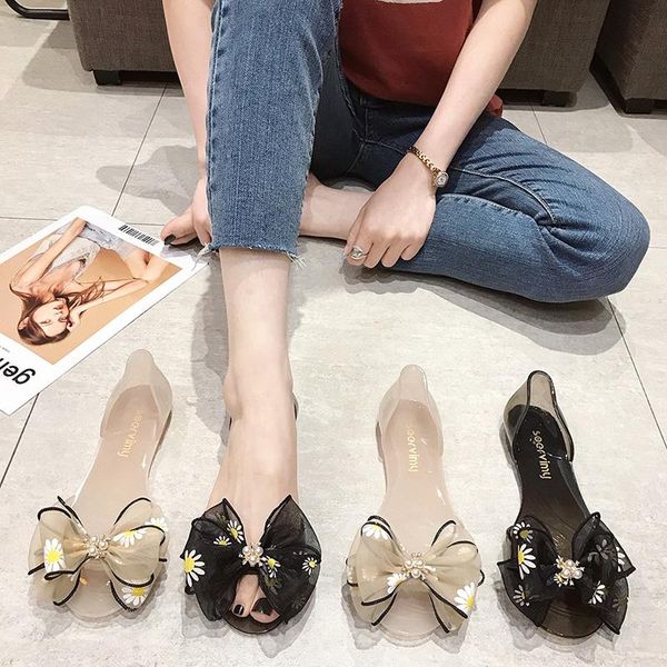 2021 jelly shoes female fish mouth sweet seaside holiday beach shoes flower flat crystal transparent sandals, Black
2021 jelly shoes female fish mouth sweet seaside holiday beach shoes flower flat crystal transparent sandals, Black