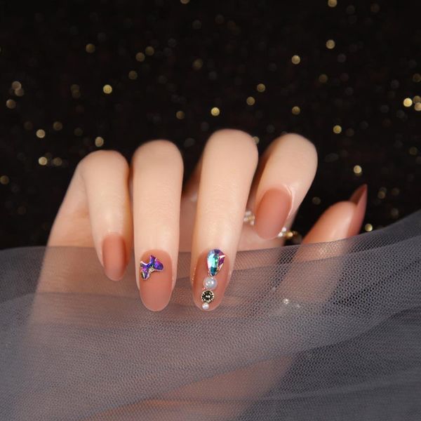 false nails brown length autumn and winter nail patch finished butterfly rhinestones japanese fa, Red;gold
false nails brown length autumn and winter nail patch finished butterfly rhinestones japanese fa, Red;gold