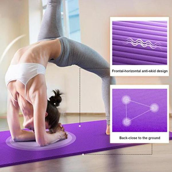yoga mats purple 183x61cm fitness mat 15mm thickness thicken non-slip sports gym pad bodybuilding dance for clearance
yoga mats purple 183x61cm fitness mat 15mm thickness thicken non-slip sports gym pad bodybuilding dance for clearance