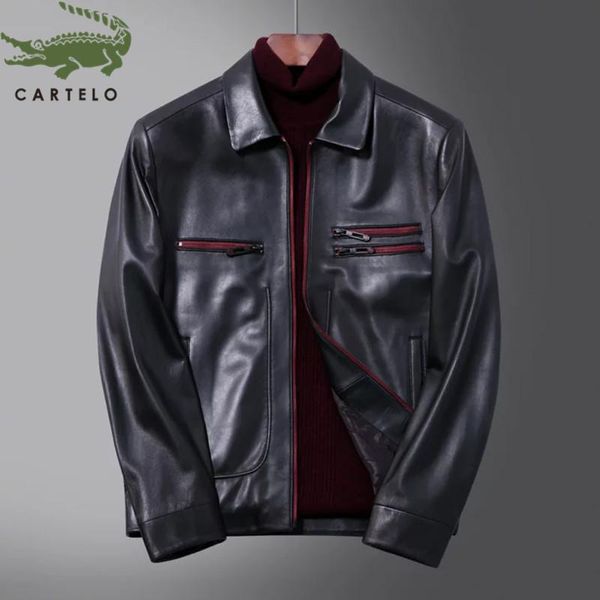 men's jackets cartelo jacket men autumn and winter classic fashion wild solid color lapel comfortable casual, Black;brown
men's jackets cartelo jacket men autumn and winter classic fashion wild solid color lapel comfortable casual, Black;brown