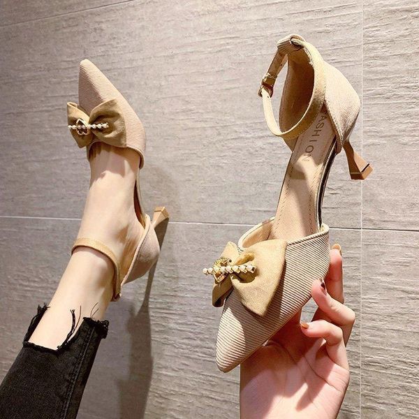 dress shoes wedding pointed heel sandals 2021 women's buckle strap bow fashion clear comfort stiletto girls high velvet sweet basi, Black
dress shoes wedding pointed heel sandals 2021 women's buckle strap bow fashion clear comfort stiletto girls high velvet sweet basi, Black