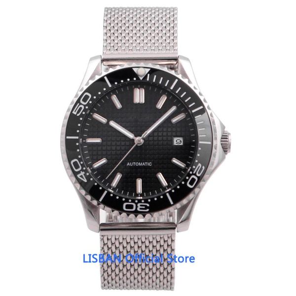 wristwatches 41mm sterile dial automatic mechanical mens watch miyota movement luminous waterproof military calendar clock wristwatch men, Slivery;brown
wristwatches 41mm sterile dial automatic mechanical mens watch miyota movement luminous waterproof military calendar clock wristwatch men, Slivery;brown