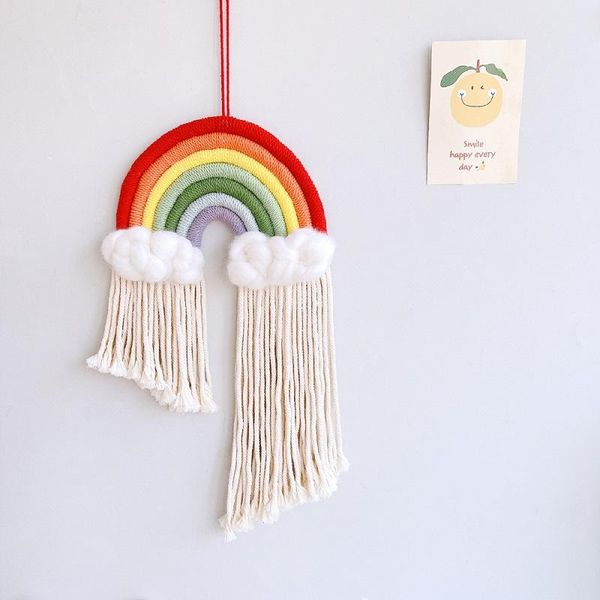 decorative objects & figurines nodic style girls bedroom pendant woven rainbow tassel clouds fringe wall hanging ornaments kids nursery home
decorative objects & figurines nodic style girls bedroom pendant woven rainbow tassel clouds fringe wall hanging ornaments kids nursery home
