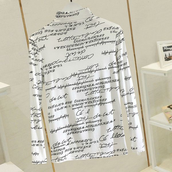 feminine long sleeve women's t-shirt 20 autumn thin english letters all-match basic sweater t4u4, White
feminine long sleeve women's t-shirt 20 autumn thin english letters all-match basic sweater t4u4, White