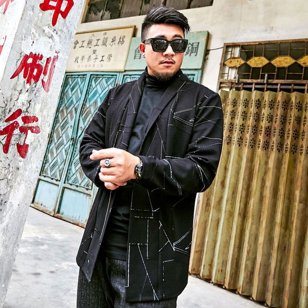 stylish loose wear plus-sized plus-sized mens loose large size mens casual korean style trendy fat guy cardigan jacket, Tan;black
stylish loose wear plus-sized plus-sized mens loose large size mens casual korean style trendy fat guy cardigan jacket, Tan;black