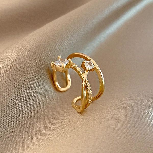 wedding rings jewellery layer zircon cross opening personalized finger female women vintage party ring for, Slivery;golden
wedding rings jewellery layer zircon cross opening personalized finger female women vintage party ring for, Slivery;golden