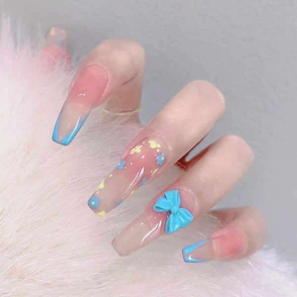 false nails 24pcs smal flower printed nail patch with bow glue type removable long paragraph fashion manicure art, Red;gold
false nails 24pcs smal flower printed nail patch with bow glue type removable long paragraph fashion manicure art, Red;gold