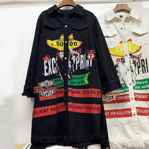 spring 2021 autumn new hip hop outerwear print letter hole long jacket female preppy style loose college bomber jacket, Black;brown
spring 2021 autumn new hip hop outerwear print letter hole long jacket female preppy style loose college bomber jacket, Black;brown
