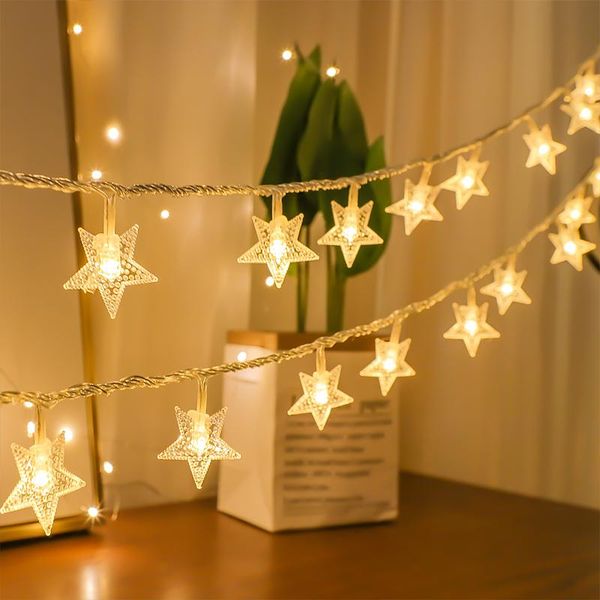 star led garland string lights fairy warm white garland for diy home kids room birthday wedding christmas party decoration
star led garland string lights fairy warm white garland for diy home kids room birthday wedding christmas party decoration