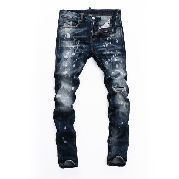 fashion jeans mens distressed ripped skinny trousers luxury clothes slim jeanss, Blue
fashion jeans mens distressed ripped skinny trousers luxury clothes slim jeanss, Blue