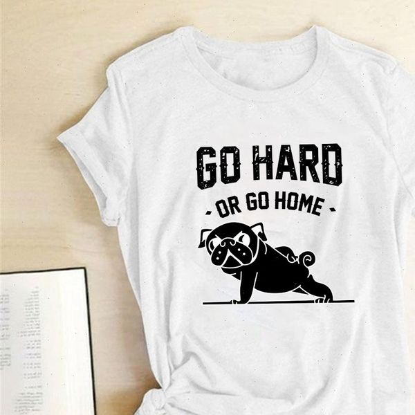 go hard or go home printing t shirts women summer graphic tees streetwear casual for teens crew neck harajuku clothes femme, White
go hard or go home printing t shirts women summer graphic tees streetwear casual for teens crew neck harajuku clothes femme, White