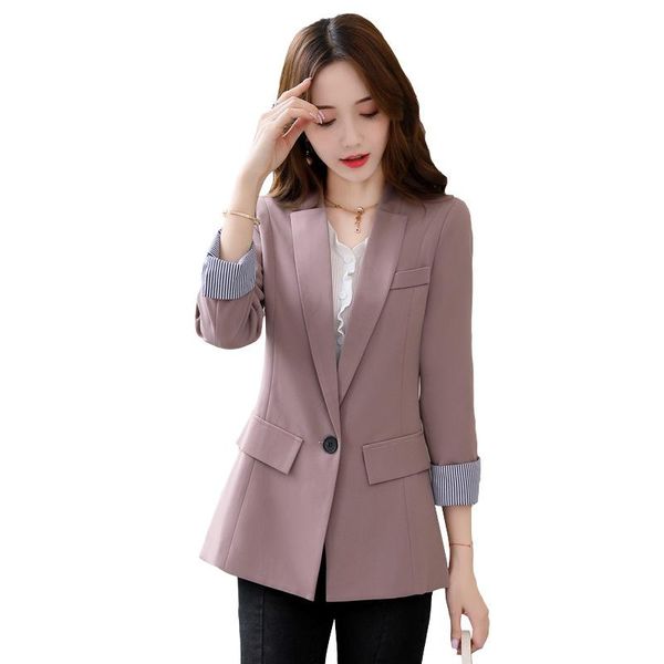 women's suits & blazers casual suit autumn solid color slim blazer long-sleeved striped office jacket 2021 high quality, White;black
women's suits & blazers casual suit autumn solid color slim blazer long-sleeved striped office jacket 2021 high quality, White;black
