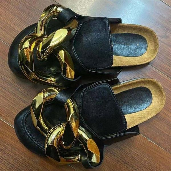 slippers women leather mules 2021 fashion platform metal chain slides lady slaps luxury designer woman shoes fluffy, Black
slippers women leather mules 2021 fashion platform metal chain slides lady slaps luxury designer woman shoes fluffy, Black