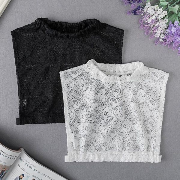 bow ties 2021 white black lace embroidery fake collar shirt false woman detachable hollow lapel faux col tie accessories, Black;gray
bow ties 2021 white black lace embroidery fake collar shirt false woman detachable hollow lapel faux col tie accessories, Black;gray