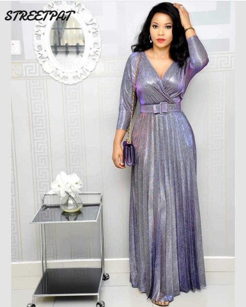reflective long dresses women party night v neck elegant belt glitter maxi pink pleated dress vestidos robe femme 210719, White;black
reflective long dresses women party night v neck elegant belt glitter maxi pink pleated dress vestidos robe femme 210719, White;black