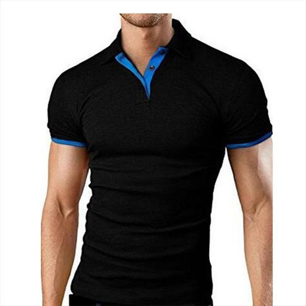 summer short sleeve shirt mens polo turn over collar fashion casual slim breathable solid color business, White;black
summer short sleeve shirt mens polo turn over collar fashion casual slim breathable solid color business, White;black