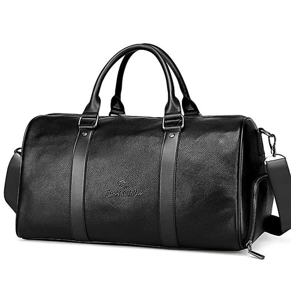 duffel bags pu leather travel weekender overnight bag gym sports luggage tote duffle for men & women
duffel bags pu leather travel weekender overnight bag gym sports luggage tote duffle for men & women