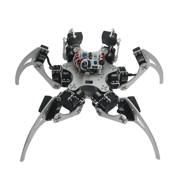 smart home control aluminium robotic hexapod spider six 3dof legs robot frame kit with bearings for arduino diy
smart home control aluminium robotic hexapod spider six 3dof legs robot frame kit with bearings for arduino diy