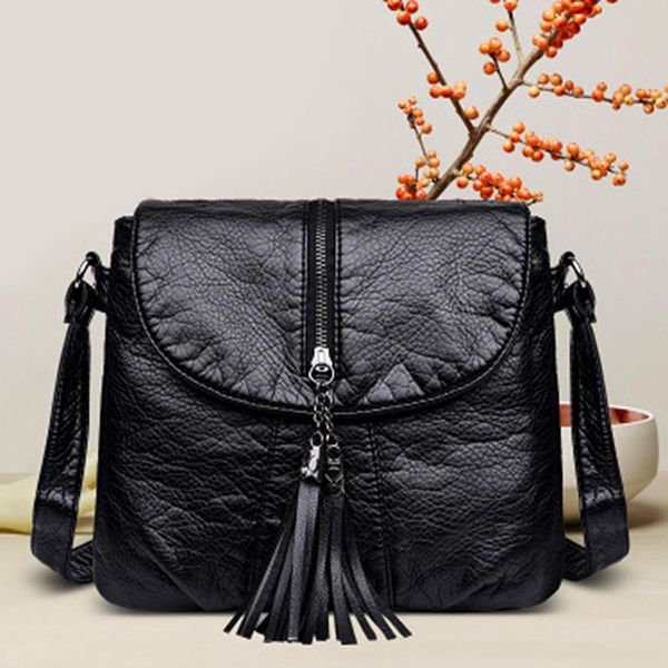 evening bags tassel women shoulder bag soft leather flip solid color female messenger crossboby bolso mujer handbag
evening bags tassel women shoulder bag soft leather flip solid color female messenger crossboby bolso mujer handbag