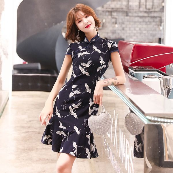 chinese dress qipao mermaid dresses for women summer dress 2021 robe vintage femme modern dress china oriental 10104, Red
chinese dress qipao mermaid dresses for women summer dress 2021 robe vintage femme modern dress china oriental 10104, Red