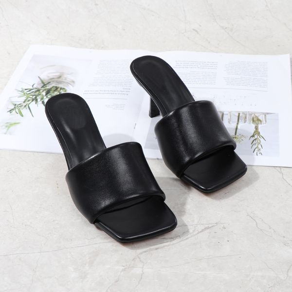 with box summer design sandals weave square toe high heels quality strange style slippers gladiator womens sandal slides shoes, Black
with box summer design sandals weave square toe high heels quality strange style slippers gladiator womens sandal slides shoes, Black