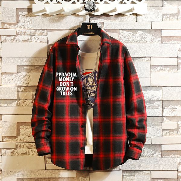 2021 red and black plaid shirt men shirts long sleeves new spring autumn plus asian size m-5xl 35w7, White;black
2021 red and black plaid shirt men shirts long sleeves new spring autumn plus asian size m-5xl 35w7, White;black