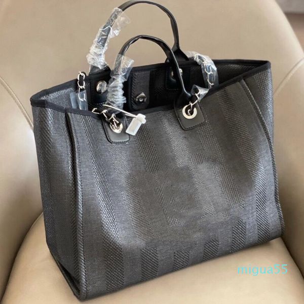brand design ladies shoulder cross body bag fashionable large capacity woven canvas handbag with leather chain shopping beach
brand design ladies shoulder cross body bag fashionable large capacity woven canvas handbag with leather chain shopping beach