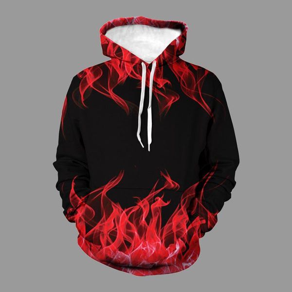 men's hoodies & sweatshirts flame printed hoodie 2021 spring autumn sweatshirt fashion hooded jacket streetwear loose outerwear plus si, Black
men's hoodies & sweatshirts flame printed hoodie 2021 spring autumn sweatshirt fashion hooded jacket streetwear loose outerwear plus si, Black