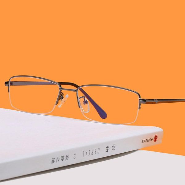 fashion sunglasses frames glasses for man and woman arrival half rim metal frame eyewears business style exquisite anti-blue light optical s, Black
fashion sunglasses frames glasses for man and woman arrival half rim metal frame eyewears business style exquisite anti-blue light optical s, Black