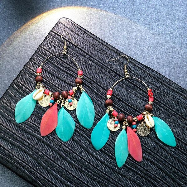 dangle & chandelier 2021 women feather tassel earrings handmade beaded wooden beads geometric round circle bohemian ethnic ear jewelry, Silver
dangle & chandelier 2021 women feather tassel earrings handmade beaded wooden beads geometric round circle bohemian ethnic ear jewelry, Silver