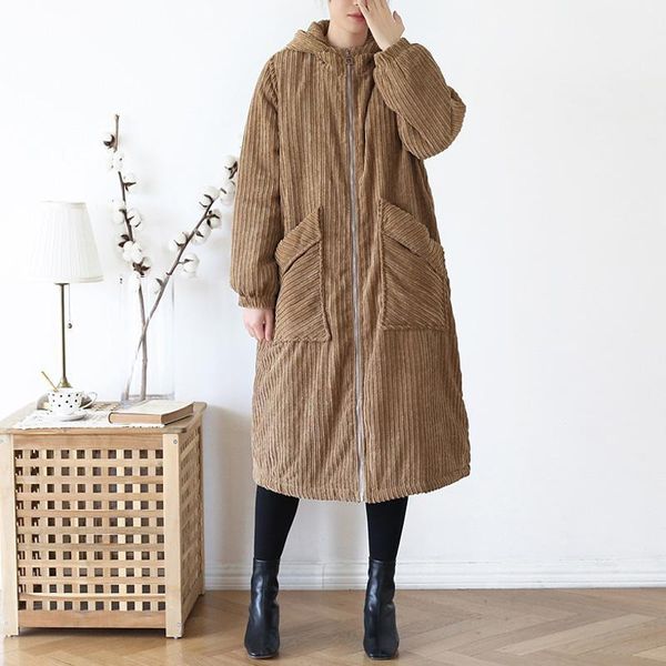 women's down & parkas women corduroy vintage hooded coats 2021 winter pockets solid color warm cloths thick coats1, Black
women's down & parkas women corduroy vintage hooded coats 2021 winter pockets solid color warm cloths thick coats1, Black