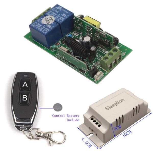 smart home control sleeplion 110v 220v 240v 2ch rf wireless 315/433mhz remote switch relay universal light appliance
smart home control sleeplion 110v 220v 240v 2ch rf wireless 315/433mhz remote switch relay universal light appliance