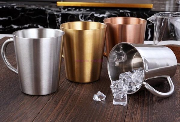 mugs 30pcs /lot 304 stainless steel double-layer coffee cup heat insulation anti-scalding tea wine glass
mugs 30pcs /lot 304 stainless steel double-layer coffee cup heat insulation anti-scalding tea wine glass