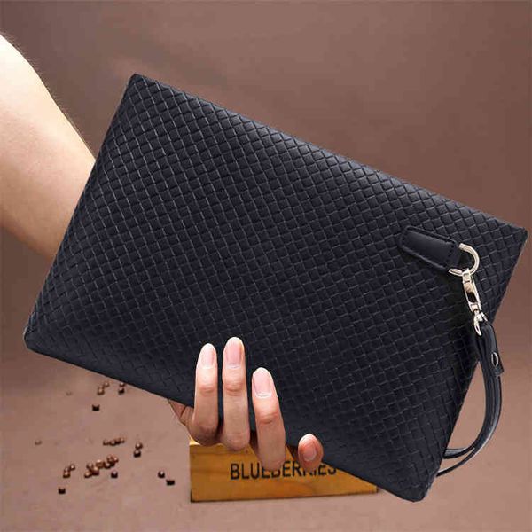 handbag 2021 large capacity men's korean casual woven pattern ipad, Black;red
handbag 2021 large capacity men's korean casual woven pattern ipad, Black;red