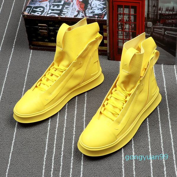 men fashion casual shoes spring summer men high botas hombre 6#20/20d50, Black
men fashion casual shoes spring summer men high botas hombre 6#20/20d50, Black