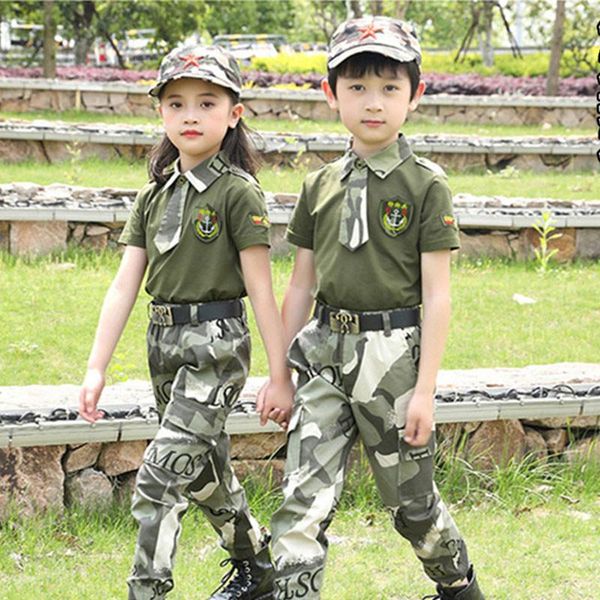 running sets army military uniform children camouflage tactical clothing summer camp soldier boy scouts training combat jacket pant set kids, Black;blue
running sets army military uniform children camouflage tactical clothing summer camp soldier boy scouts training combat jacket pant set kids, Black;blue