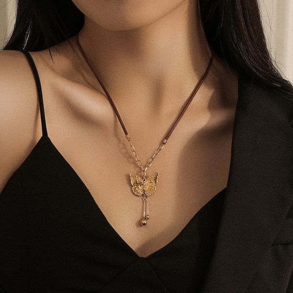 2021 bohemian multilayer butterfly pendant necklaces for women gold plated fashion choker necklace trendy beach jewelry romantic gifts, Silver
2021 bohemian multilayer butterfly pendant necklaces for women gold plated fashion choker necklace trendy beach jewelry romantic gifts, Silver