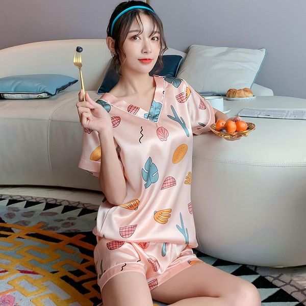 2020 autumn women long sleeved v-neck pajamas set silk satin pyjamas girl pijama woman sleepwear homewear set, Black;red
2020 autumn women long sleeved v-neck pajamas set silk satin pyjamas girl pijama woman sleepwear homewear set, Black;red