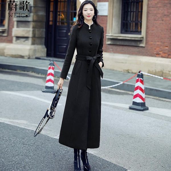 women's wool & blends women coat winter 2021 stand-up collar black jacket long slim korean jackets for coats and
women's wool & blends women coat winter 2021 stand-up collar black jacket long slim korean jackets for coats and