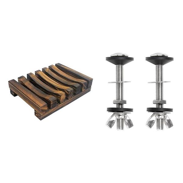 soap dishes 2x toilet tank to bowl bolt kits cistern bolts kit & 1x handmade natural wood dish wooden holder, rectangular
soap dishes 2x toilet tank to bowl bolt kits cistern bolts kit & 1x handmade natural wood dish wooden holder, rectangular