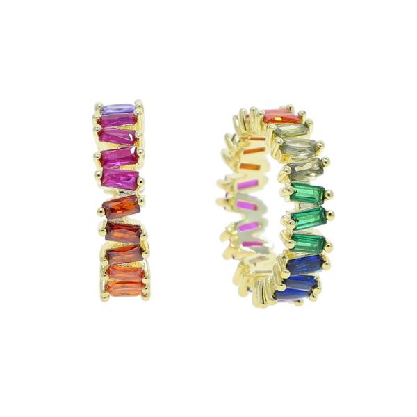cluster rings 2021 rainbow baguette t bar for women fashion stacking colorful cz finger jewelry gold filled ring high quality, Golden;silver
cluster rings 2021 rainbow baguette t bar for women fashion stacking colorful cz finger jewelry gold filled ring high quality, Golden;silver